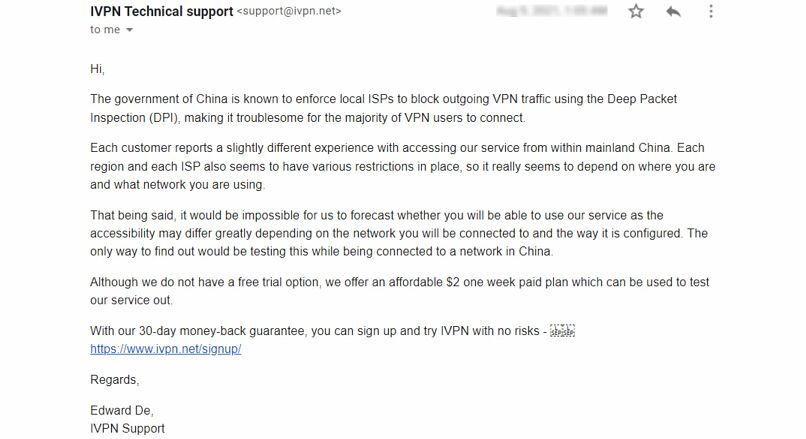 Does IVPN Work in China? Yes and No