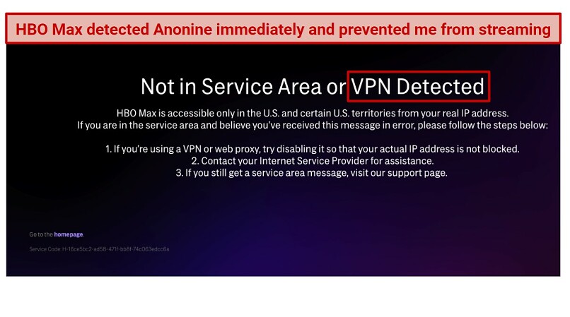 Blocked By: HBO Max, Amazon Prime Video, Hulu, BBC iPlayer