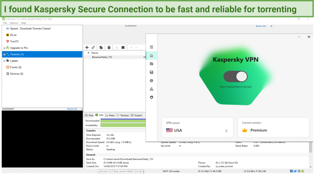 Torrenting — Fast and Reliable