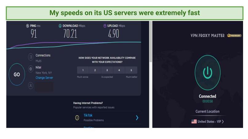 Speeds — Extremely Fast and Reliable
