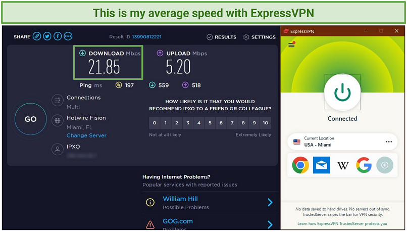 Speeds — Significant Speed Losses on Every Server